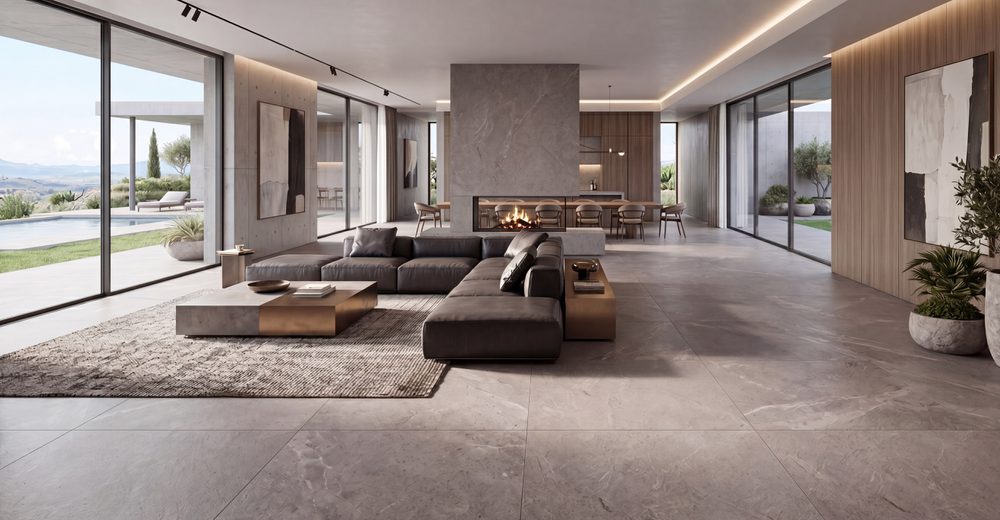 Luxe moderne villa aangepast