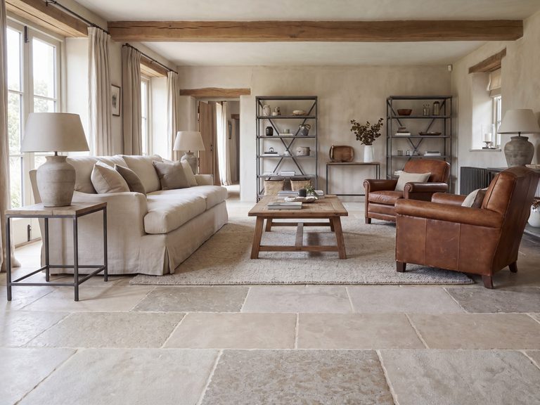 Chateau de Versailles beige natuursteen vloer