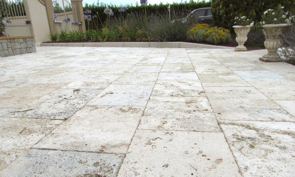 Het leggen van terrastegels Nibo Stone 9