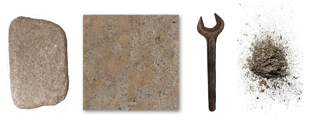 Compositie Marmer Graublauw