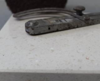 Marmercomposiet crema vierkant