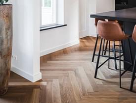 Houten vloeren header