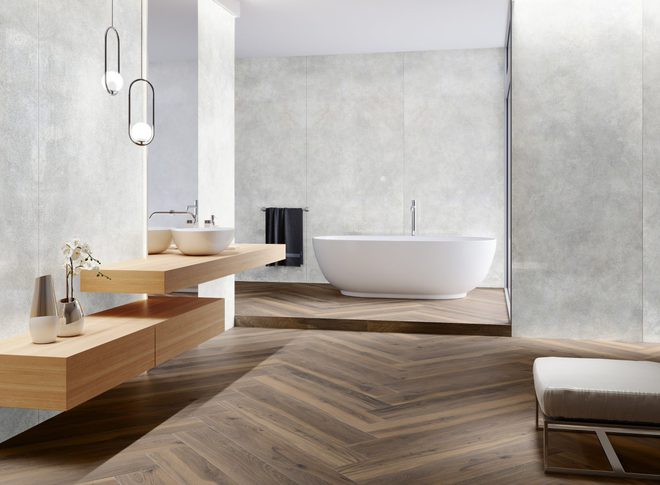 Keramisch parket badkamer Nibo Stone 2