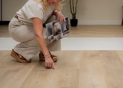 NIBO STONE parketvloer showroom
