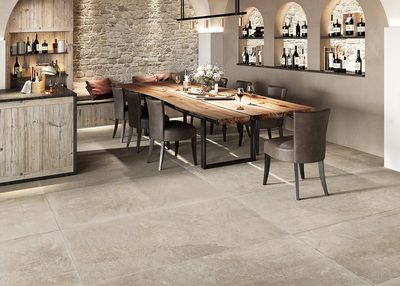 Nibo Stone keramische tegels en vloerverwarming
