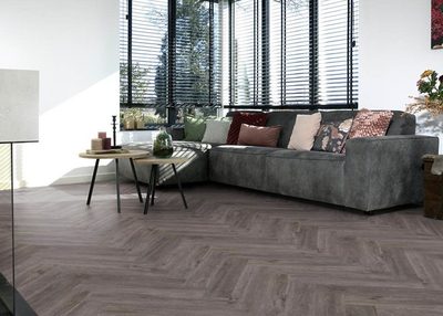 PVC vloer woonkamer Nibo Stone