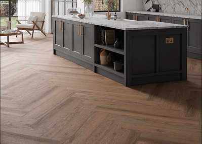 Visgraat pvc vloer Nibo Stone