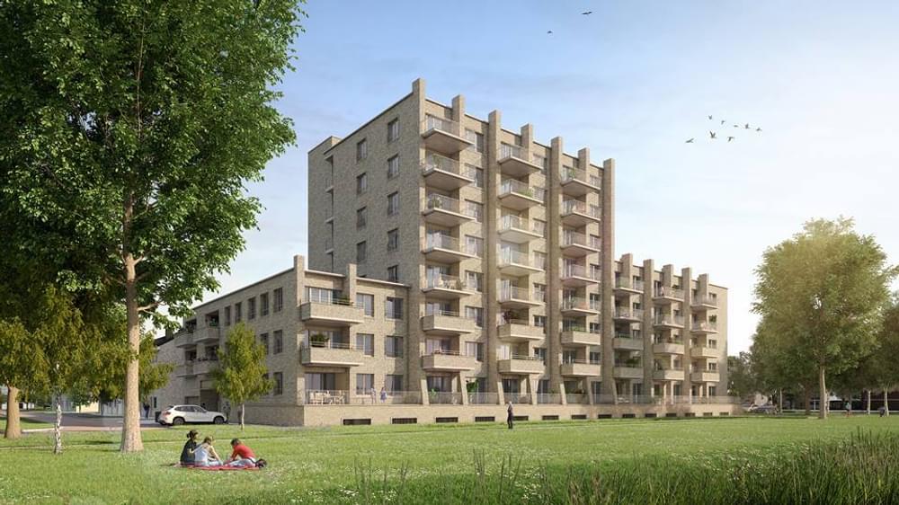 Nieuwbouw slotjes midden fase 5c appartementen kanaalzijde