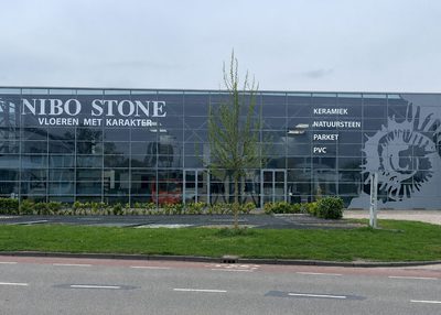 Gevel showroom Vianen