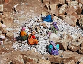 Stone Women Work Quarry Adobe Stock L