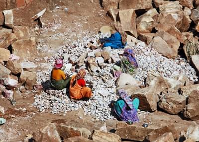 Stone Women Work Quarry Adobe Stock L