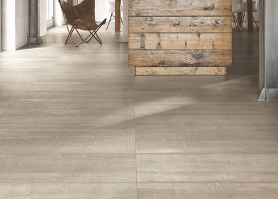 Houtlook tegels woonkamer Nibo Stone