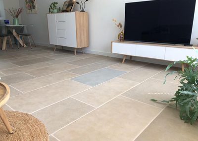 natuursteen vloertegels woonkamer la racholle